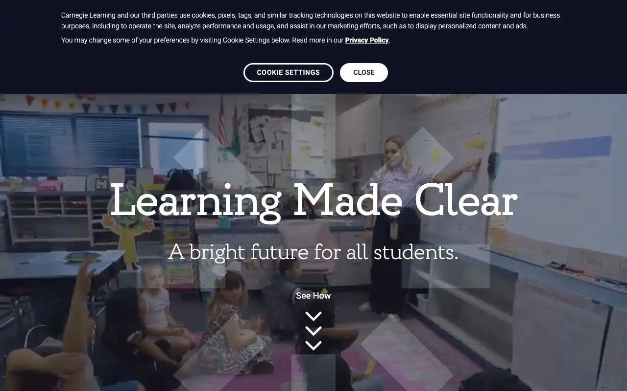 Carnegie Learningの画面