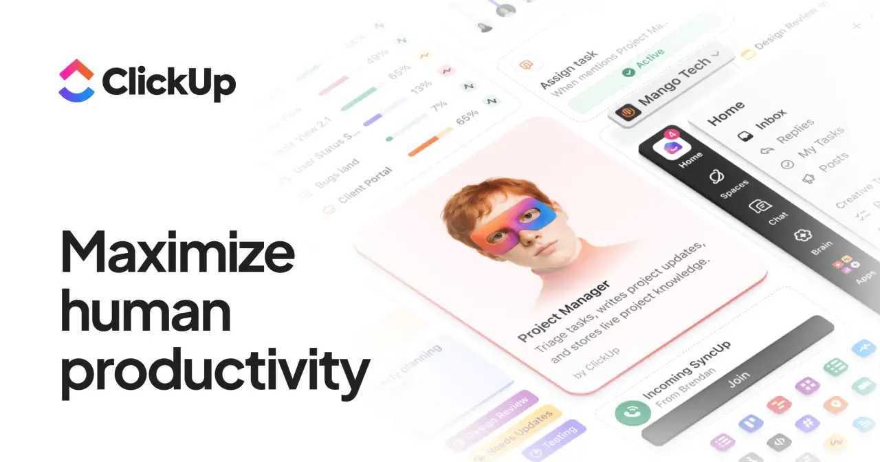 ClickUpの画面