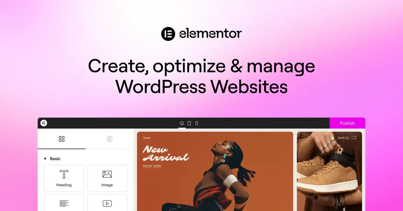 Elementor AIの画面