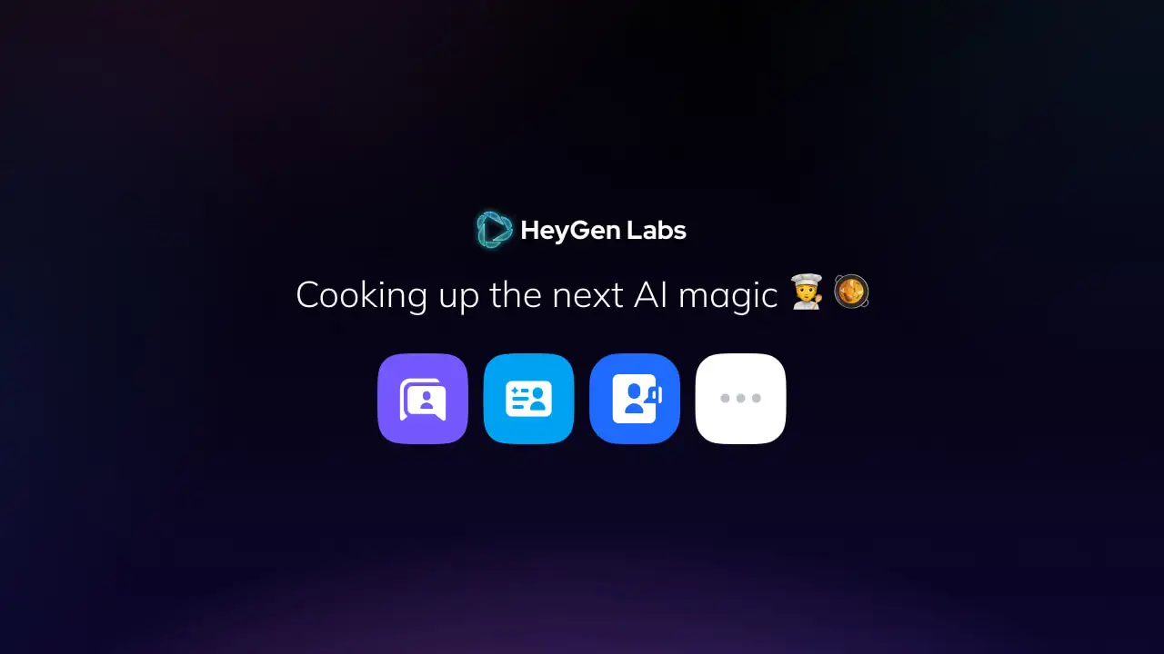 HeyGen Labsの画面