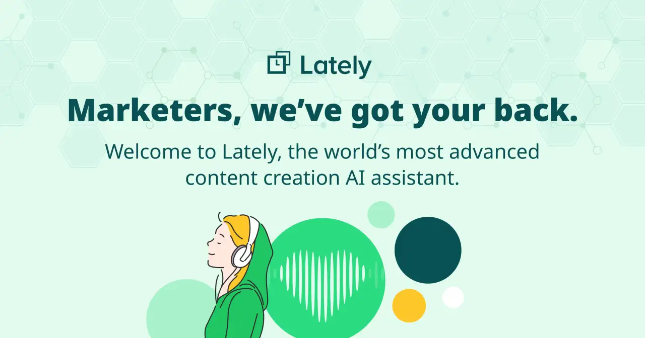 Latelyの画面