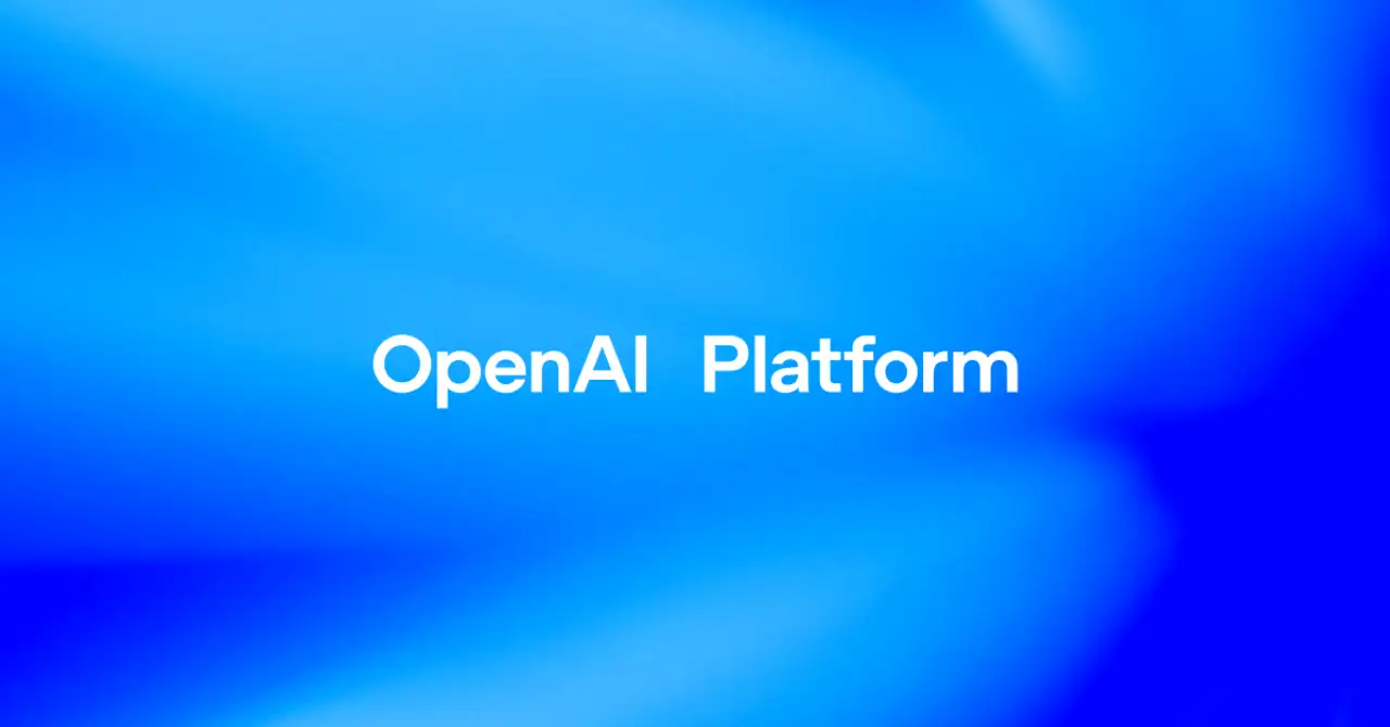 OpenAI APIの画面