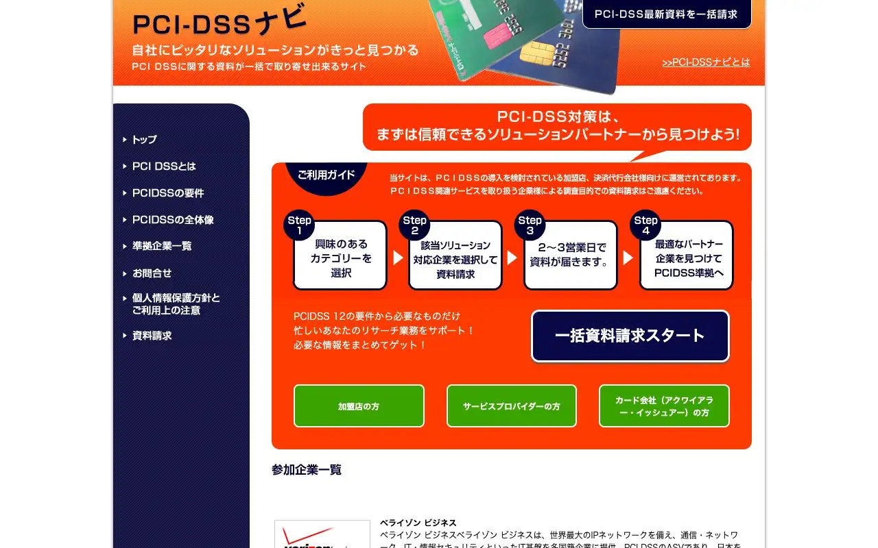 PCI-DSS Checkerの画面