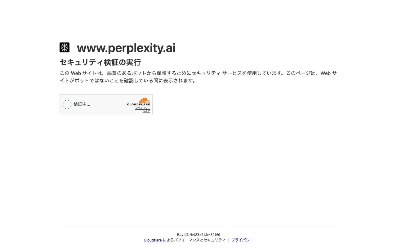 Perplexity Pagesの画面