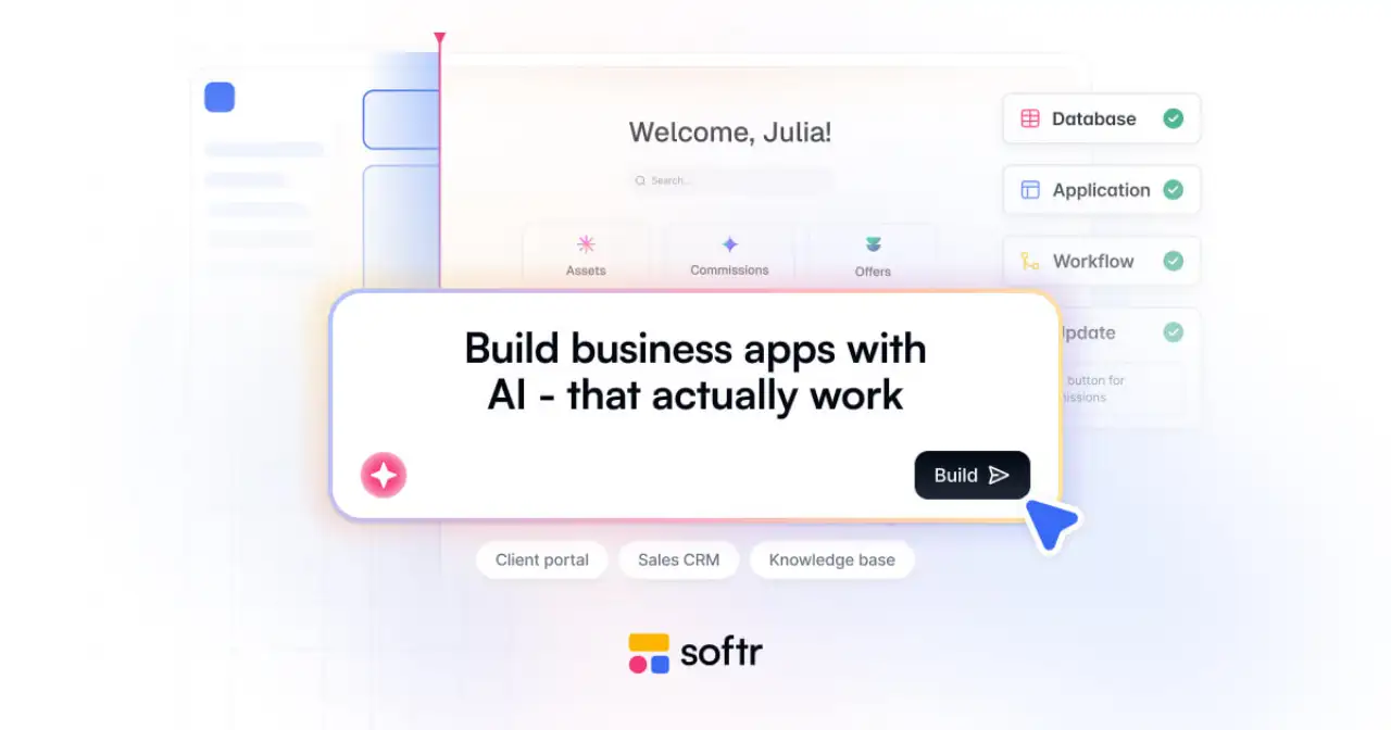 Softr AIの画面